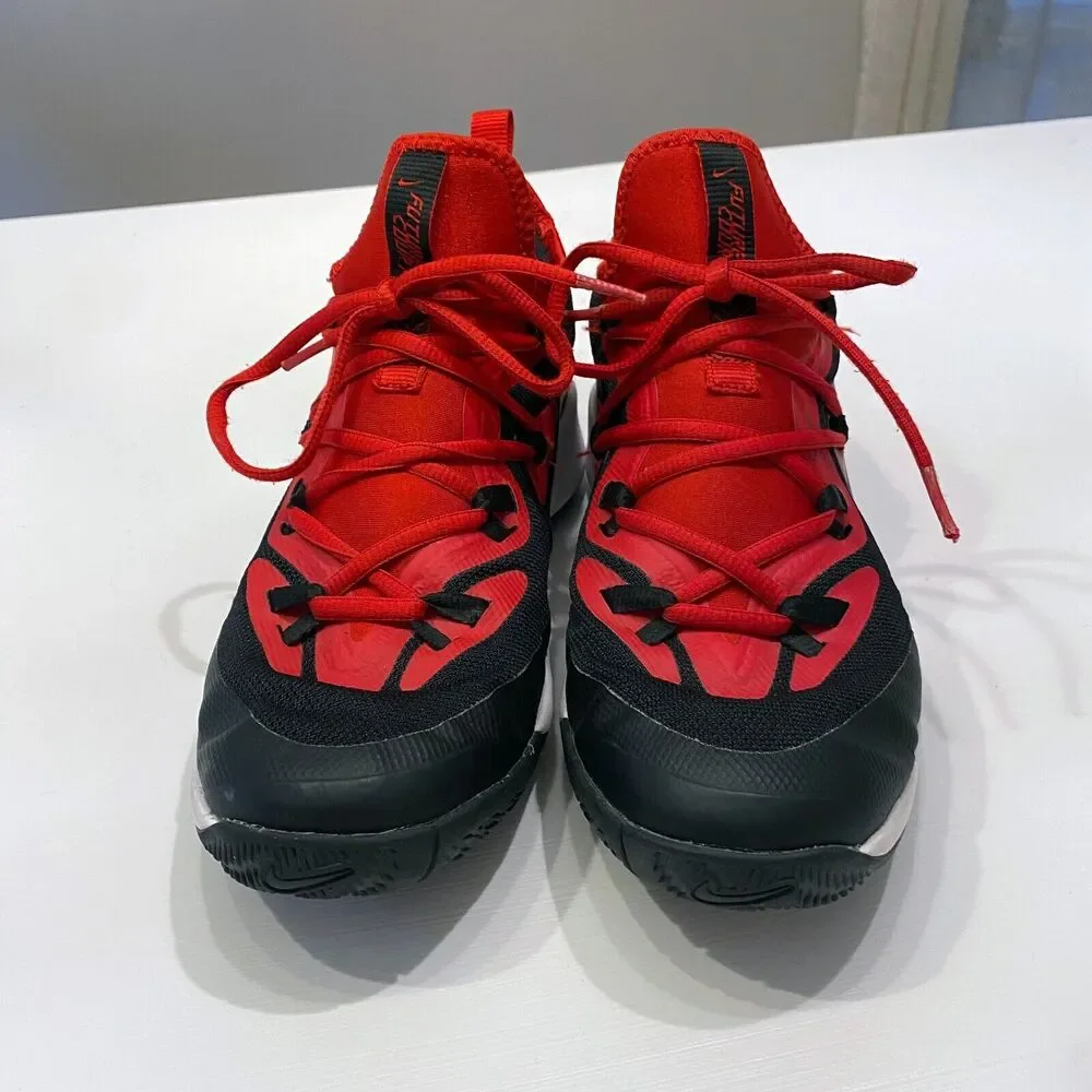 Nike‎ Future Court 2 Kid's Youth Red Black Sneakers Style BQ5628-002 US Size 7Y